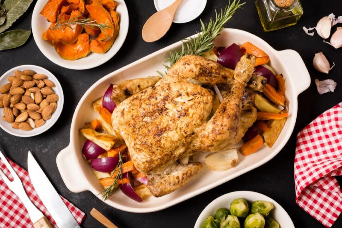 Butter herb ayam golek dara
